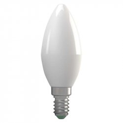 Žárovka LED E14 svíčka teplá bílá