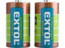 Baterie Extol alkalické 2ks C/LR14
