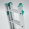Alve Eurostyl trojdílný hliníkový žebřík s úpravou na schody, univerzální - 3x10 příček Eurostyl 7810