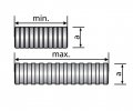 Potrubí AL flexo - 125mm/1m