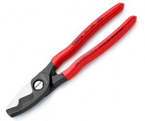 Nůžky na kabely dvojitý břit Knipex 95 11 200