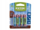 Baterie Extol alkalické LR6 (AA, tužka)