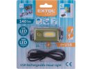 Čelovka nabíjecí COB LED USB Extol Light 43184