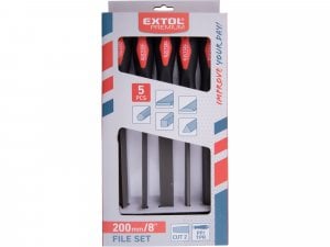 Sada pilníků ergo 200mm 5ks Extol Premium 8803611