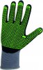 Pracovní rukavice nylon s PVC terčíky Nitrile Flex Stalco Perfect - 8"
