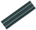 Popruh bavlna/guma černý/šedý 20mm