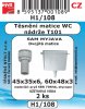Sada těsnění Nývlt různé druhy - H1/108 matice WC nádrže T101