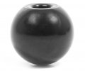 Rukojeť koule černá s plastovým závitem - M10/32mm 