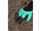 Pracovní rukavice zahradní polomáčené s drápy Extol Premium