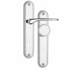 Rostex Ideal dveřní kování - klika-knoflík pro klíč 72mm Ti