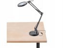 Lupa stolní s LED osvětlením USB 5x 1300lm Extol Light - 43160 černá