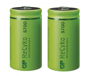 Nabíjecí baterie GP D (HR20) 5700mAh ReCyko 2ks