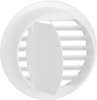 Mřížka větrací kruhová uzavíratelná bílá