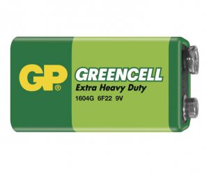 Baterie GP Greencell 6F22 9V